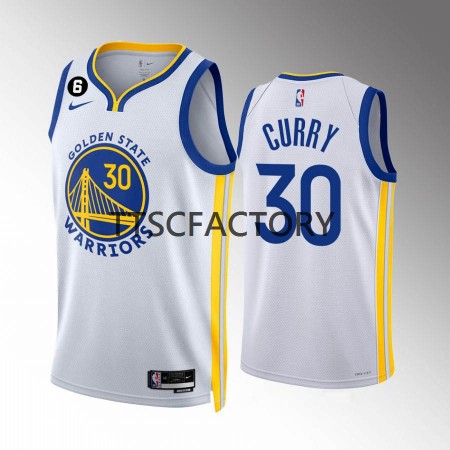 Golden State Warriors Stephen Curry 30 Nike 2022-23 Association Edition Valkoinen Miesten Pelipaidat Swingman